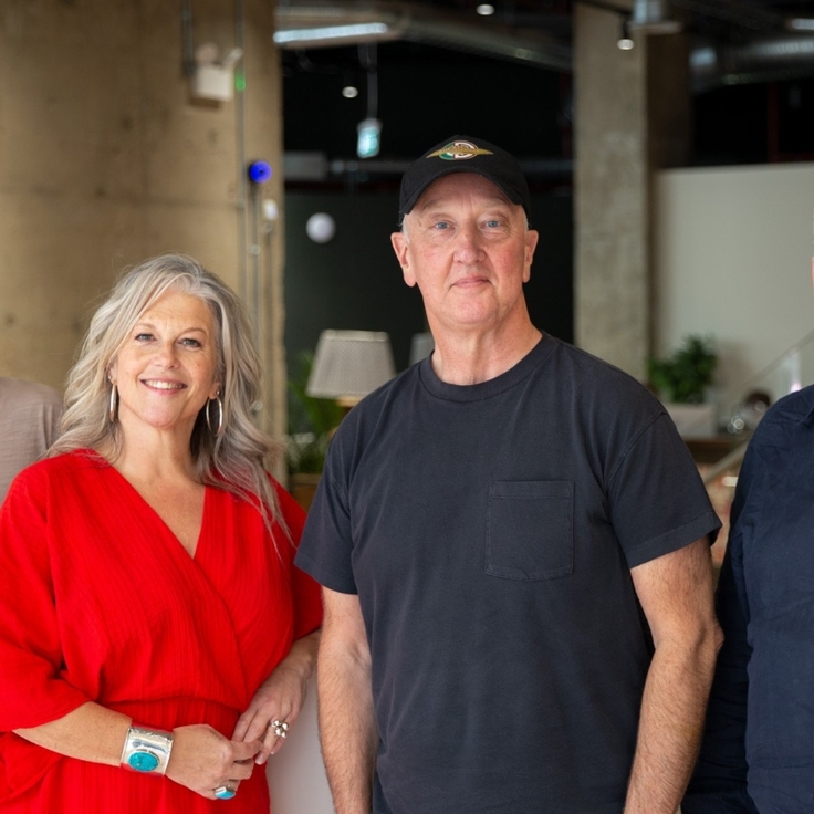 Envy’s Dave Cadle and Natascha Cable, and Halo’s John Rogerson and Alan Jones